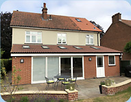 Rear and side extension by Buff Construction